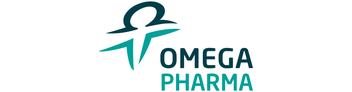 Omega Pharma brand / manufacturer logo