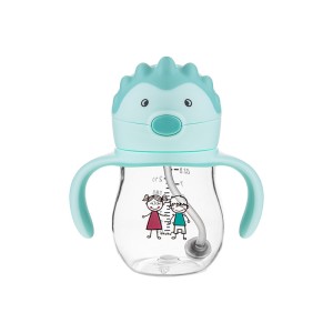 Leakproof training cup with gravity ball straw 250ml mint Leakproof training cup with gravity ball straw 250ml mint