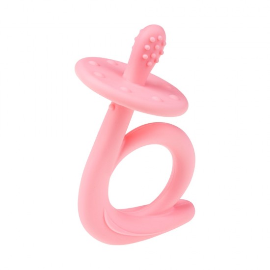 Silicone teether Pink snail / A0115 / Akuku Silicone teether Pink snail / A0115 / Akuku