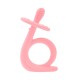 Silicone teether Pink snail / A0115 / Akuku Silicone teether Pink snail / A0115 / Akuku