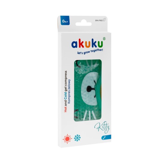 Akuku kompres żelowy Kotek Ciepło-Zimno 1 szt. / A0250 / Akuku Akuku kompres żelowy Kotek Ciepło-Zimno 1 szt. / A0250 / Akuku