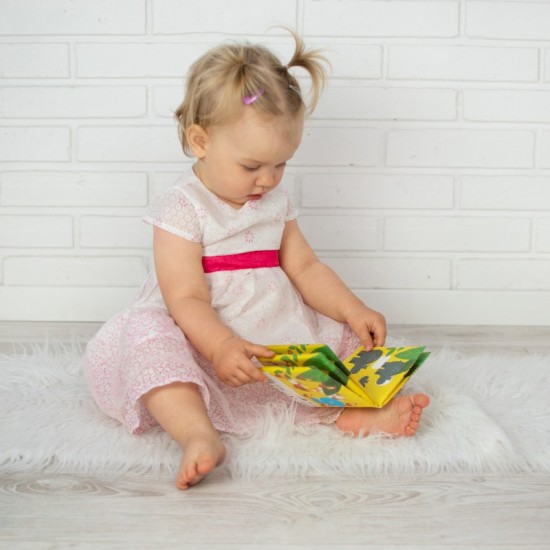 Książeczka edukacyjna z piszczkiem, do kąpieli - Cyferki / A0474 / Akuku