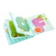 Educational bath book with squeaker - Letters / A0475 / Akuku