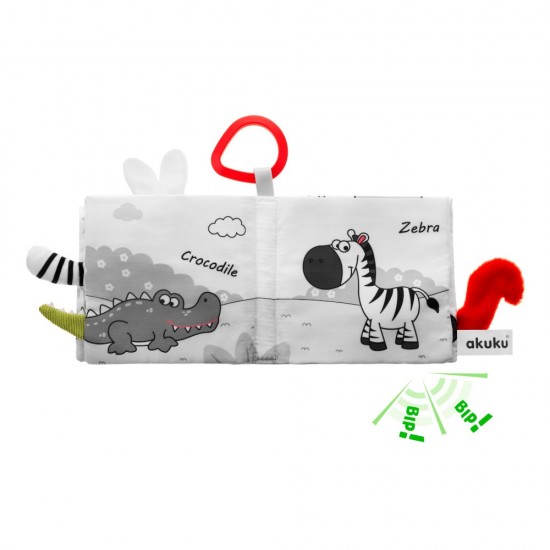 Soft contrast book Animal Kingdom / A0481 / Akuku Soft contrast book Animal Kingdom / A0481 / Akuku