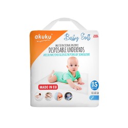 Disposable underpads Baby Soft 40x60cm 15 pcs.
