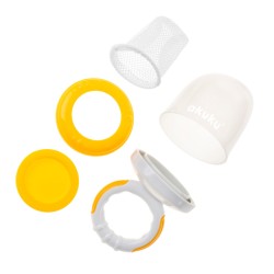 Baby fresh food feeder mesh yellow / A0514 / Akuku