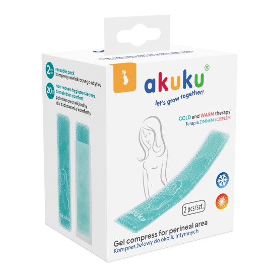 Akuku kompres żelowy do okolic intymnych Chłodzący i Rozgrzewający / A0683 / Akuku