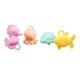 Silicone Bath toys set of 4 sea animals / A0711 / Akuku Silicone Bath toys set of 4 sea animals / A0711 / Akuku