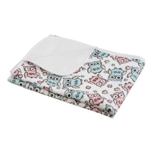 Cotton terry pad for changing with oilcloth 50x70cm pastel owls Cotton terry pad for changing with oilcloth 50x70cm pastel owls