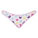 Butterflies and Owls baby bandana bib set of 2 / A1465 / Akuku