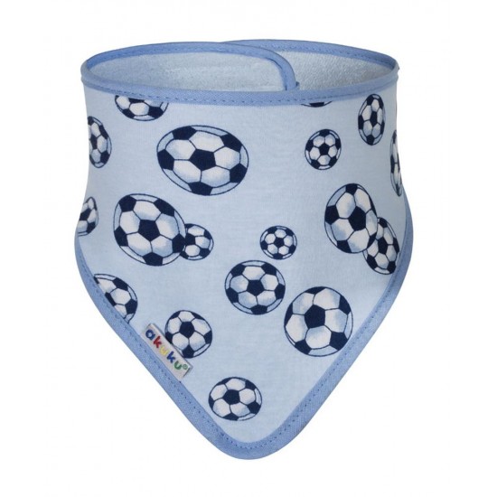 Apaszka-śliniaczek niemowlęca football i samochody 2szt. / A1468 / Akuku Apaszka-śliniaczek niemowlęca football i samochody 2szt. / A1468 / Akuku