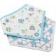 Owls and Hearts baby bandana bib set of 2 / A1471 / Akuku Owls and Hearts baby bandana bib set of 2 / A1471 / Akuku