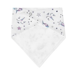 Unicorns baby bandana bib / A1501 / Akuku