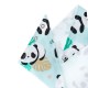 Panda baby bandana bib