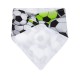 Footballs baby bandana bib / A1504 / Akuku Footballs baby bandana bib / A1504 / Akuku
