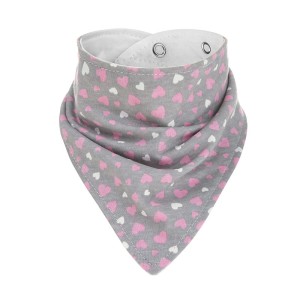 Hearts baby bandana bib Hearts baby bandana bib
