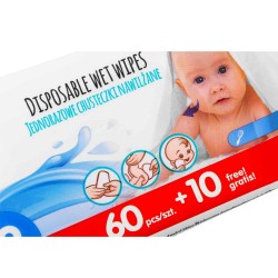 Baby wet wipes 99% water pack of 4 / A0031_4 / Akuku