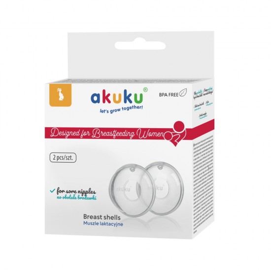 Breast milk collection shell 2 pcs. / A0248 / Akuku Breast milk collection shell 2 pcs. / A0248 / Akuku