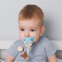 Akuku Smoczek uspokajający 0-6m niebieski My Prince / A0586 / Akuku Akuku Smoczek uspokajający 0-6m niebieski My Prince / A0586 / Akuku