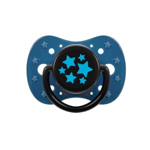 Akuku Baby Soother 12m+ blue Stars Akuku Baby Soother 12m+ blue Stars