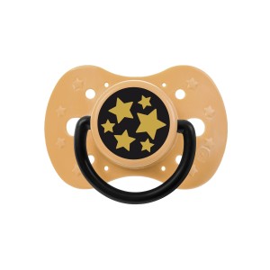 Akuku Baby Soother 12m+ golden Stars Akuku Baby Soother 12m+ golden Stars