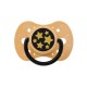 Akuku Baby Soother 12m+ golden Stars / A0591 / Akuku