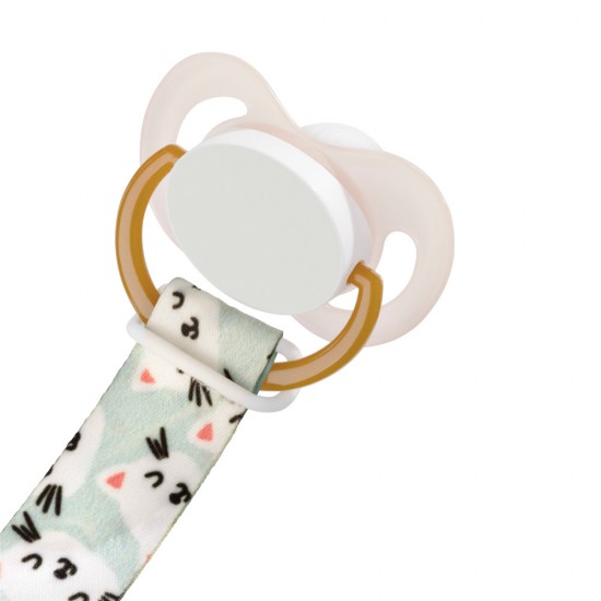 Universal soother band with wooden clip Kittens / A0582 / Akuku Universal soother band with wooden clip Kittens / A0582 / Akuku