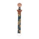 Universal soother band with wooden clip Leaves / A0583 / Akuku Universal soother band with wooden clip Leaves / A0583 / Akuku