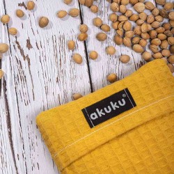 Cherry stone warmer 13x16cm yellow / A0636 / Akuku