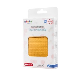 Cherry stone warmer 13x16cm yellow / A0636 / Akuku