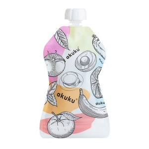Reusable food pouches 150 ml set of 5 Reusable food pouches 150 ml set of 5