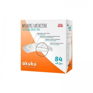 Akuku Profiled disposable breast pads 84 pcs. Akuku Profiled disposable breast pads 84 pcs.