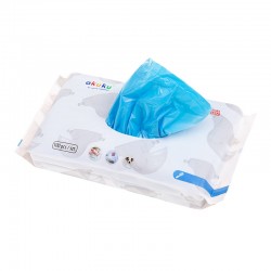 Scented disposable diaper sacks 100 pcs. / A0002 / Akuku