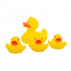 Bath toys set of 4 ducks