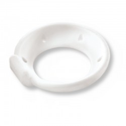 Pessar kołnierzowy ze zgrubieniem 70mm biały / G0767 / ALBISPRO.com