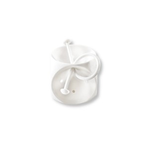 Cube / Dice Pessary with perforation 29mm white Cube / Dice Pessary with perforation 29mm white