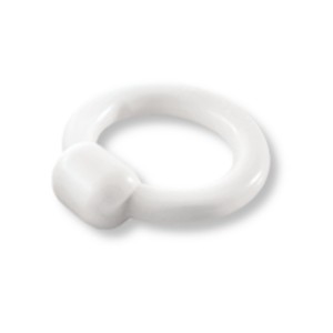 Pessar pierścieniowy ze zgrubieniem 58mm biały Pessar pierścieniowy ze zgrubieniem 58mm biały