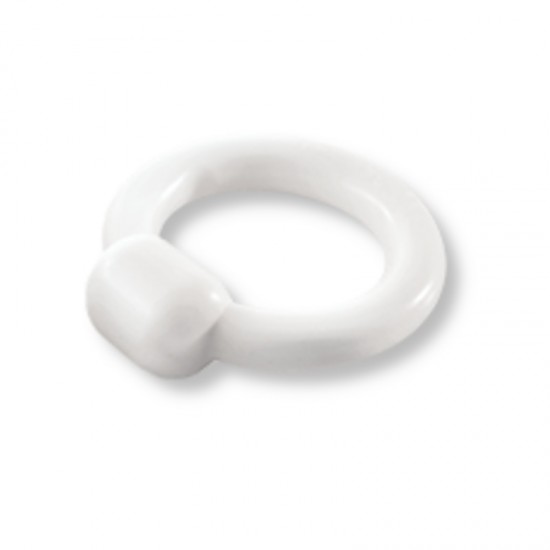 Ring Pessary with Knob 58mm white / G0759 / ALBISPRO.com