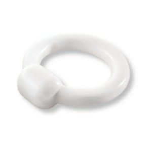 Pessar pierścieniowy ze zgrubieniem 63mm biały Pessar pierścieniowy ze zgrubieniem 63mm biały