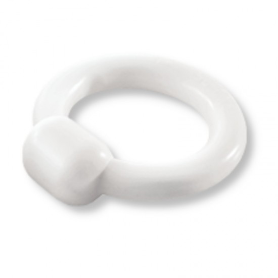 Ring Pessary with Knob 69mm white / G0761 / ALBISPRO.com