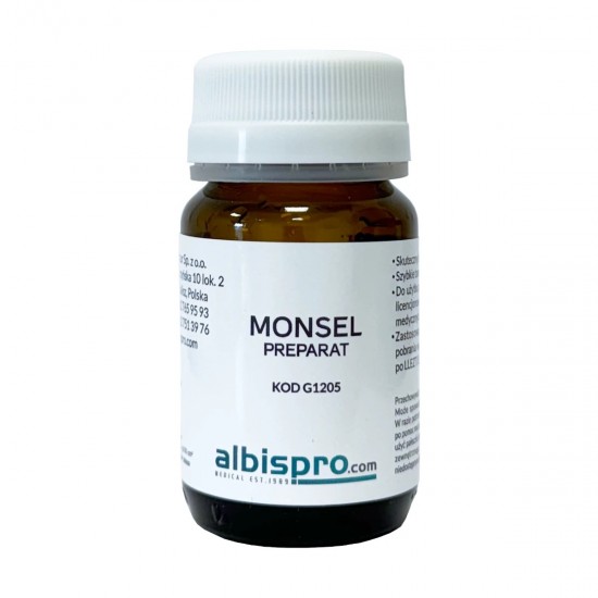 Monsel's Solution hemostatic agent, Ferric Subsulfate 15ml / G1205 / Albis