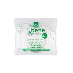 Disposable sterile briefs 5 pcs. non-woven XL 105-115cm Bene Hygienic / BH0911 / Bene Hygienic Disposable sterile briefs 5 pcs. non-woven XL 105-115cm Bene Hygienic / BH0911 / Bene Hygienic