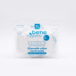 Disposable sterile briefs 5 pcs. cotton XL 105-115cm Bene Hygienic / BH0915 / Bene Hygienic