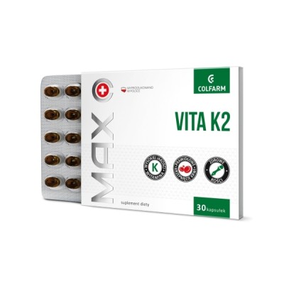 MAX Vita K2 30 soft capsules / S0165 / Colfarm MAX Vita K2 30 soft capsules / S0165 / Colfarm