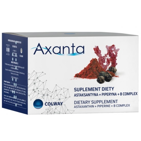 Axanta Astaxanthin + Piperine + B Complex 60 capsules