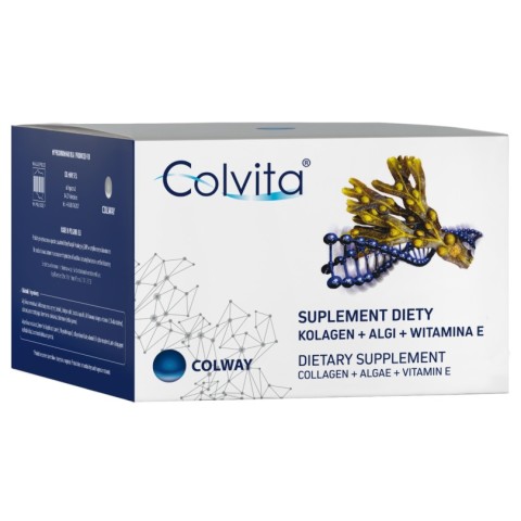 Colvita Naturalny kolagen + Algi + Witamina E 120 kapsułek / S0131_60 / Colway Colvita Naturalny kolagen + Algi + Witamina E 120 kapsułek / S0131_60 / Colway