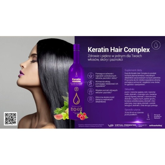DuoLife Keratin Hair Complex 750ml / S0170 / DuoLife DuoLife Keratin Hair Complex 750ml / S0170 / DuoLife