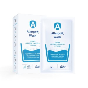Allergoff Wash Laundry additive for low temperature washes sachet 2x20ml Allergoff Wash Laundry additive for low temperature washes sachet 2x20ml