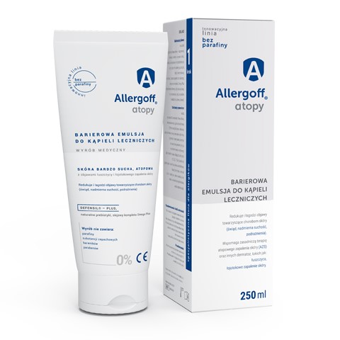 Allergoff Atopy Skin barrier emulsion for therapeutic baths 250ml / S0114 / ICB Pharma Allergoff Atopy Skin barrier emulsion for therapeutic baths 250ml / S0114 / ICB Pharma