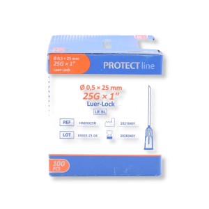Igła iniekcyjna 25G 0.5x25 mm LB/BL sterylna jednorazowa 1 szt. Igła iniekcyjna 25G 0.5x25 mm LB/BL sterylna jednorazowa 1 szt.